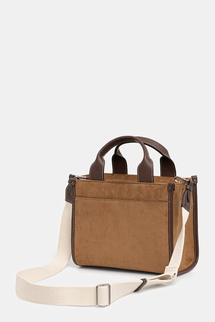 DKNY süet görünümlü kadın çantası