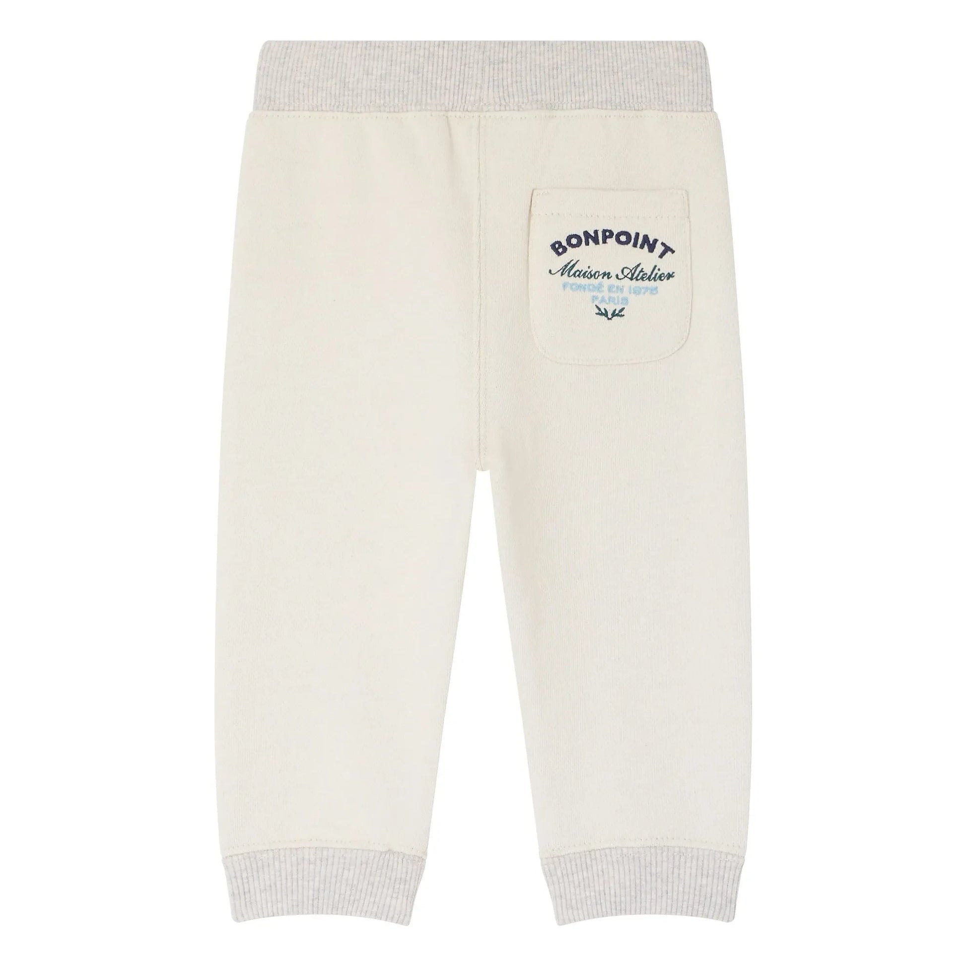 Bonpoint - Bambo organic cotton jogger | Ecru