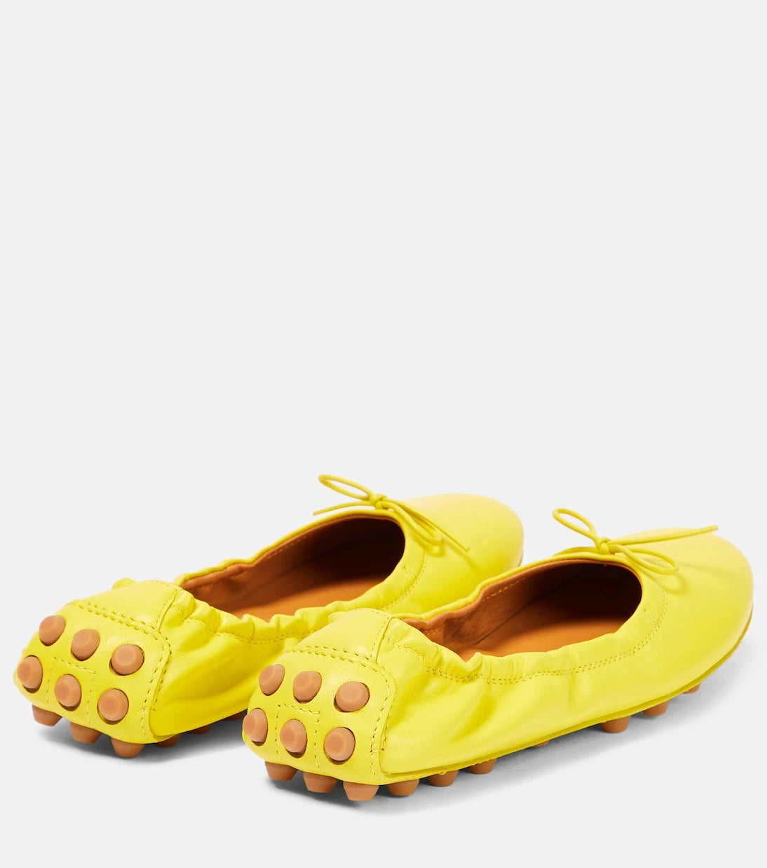 Tod's - Bubble Ballerinas leather ballet flats