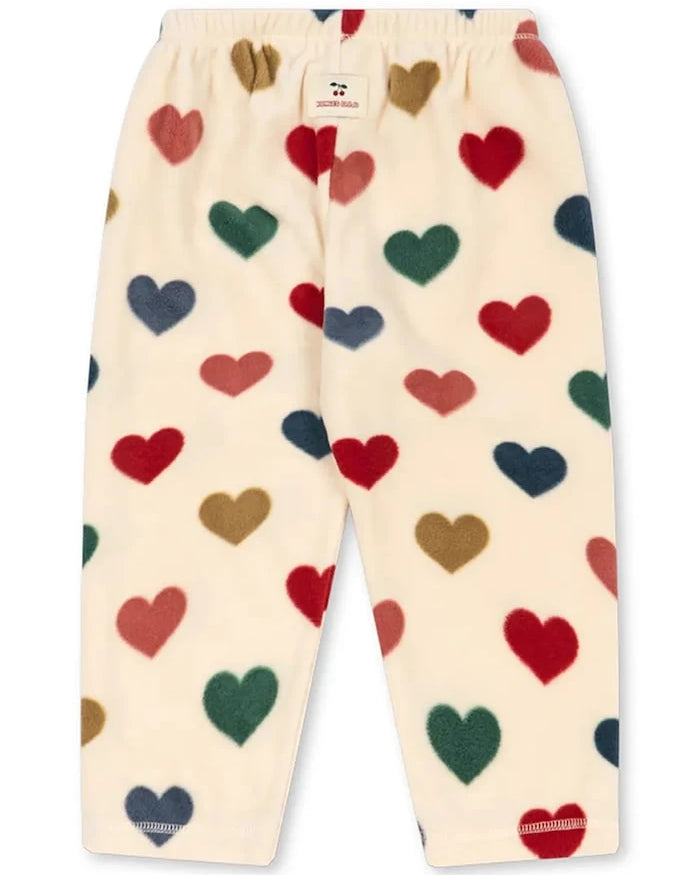 Konges Sløjd çocuklar için polar pantolon TAVI FLEECE PANTS GRS
