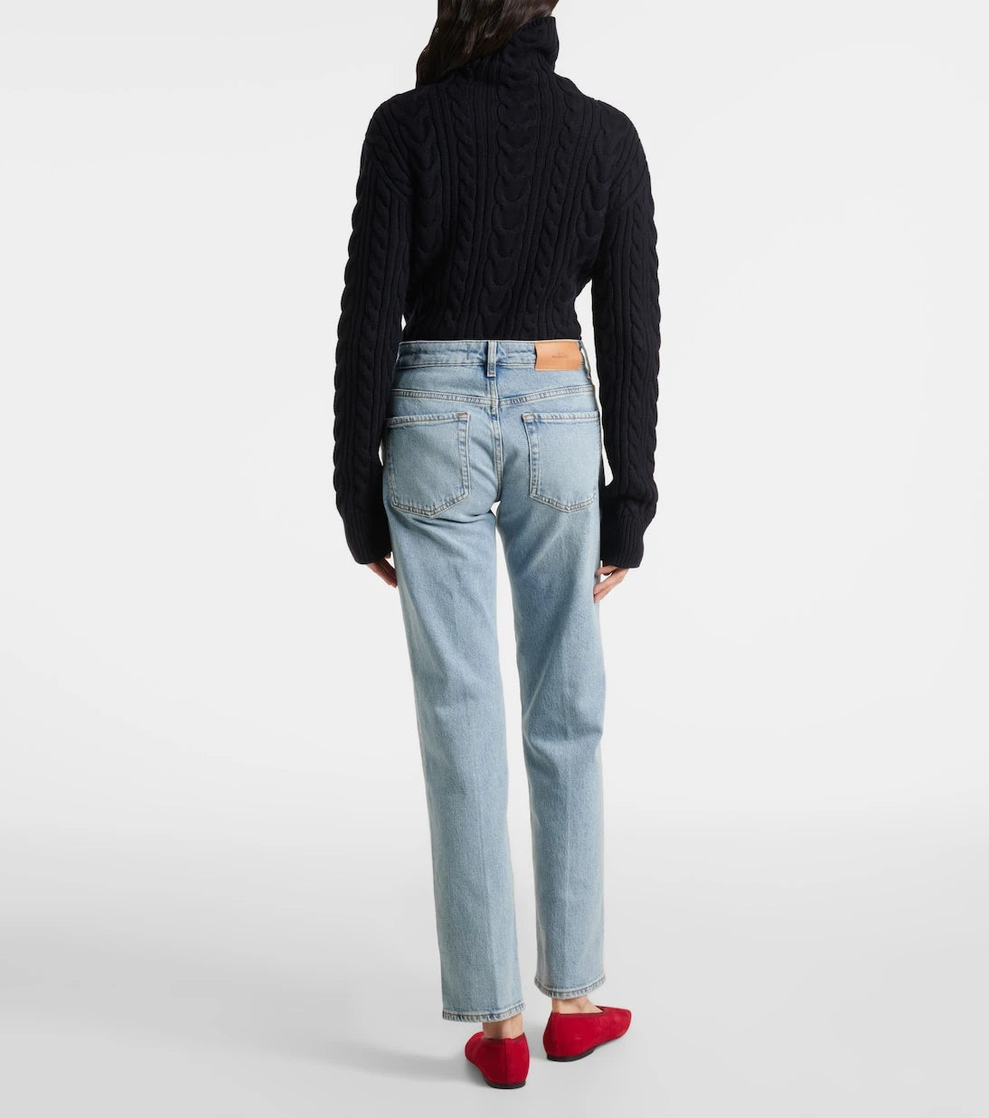 7 For All Mankind - Calle low-rise straight jeans