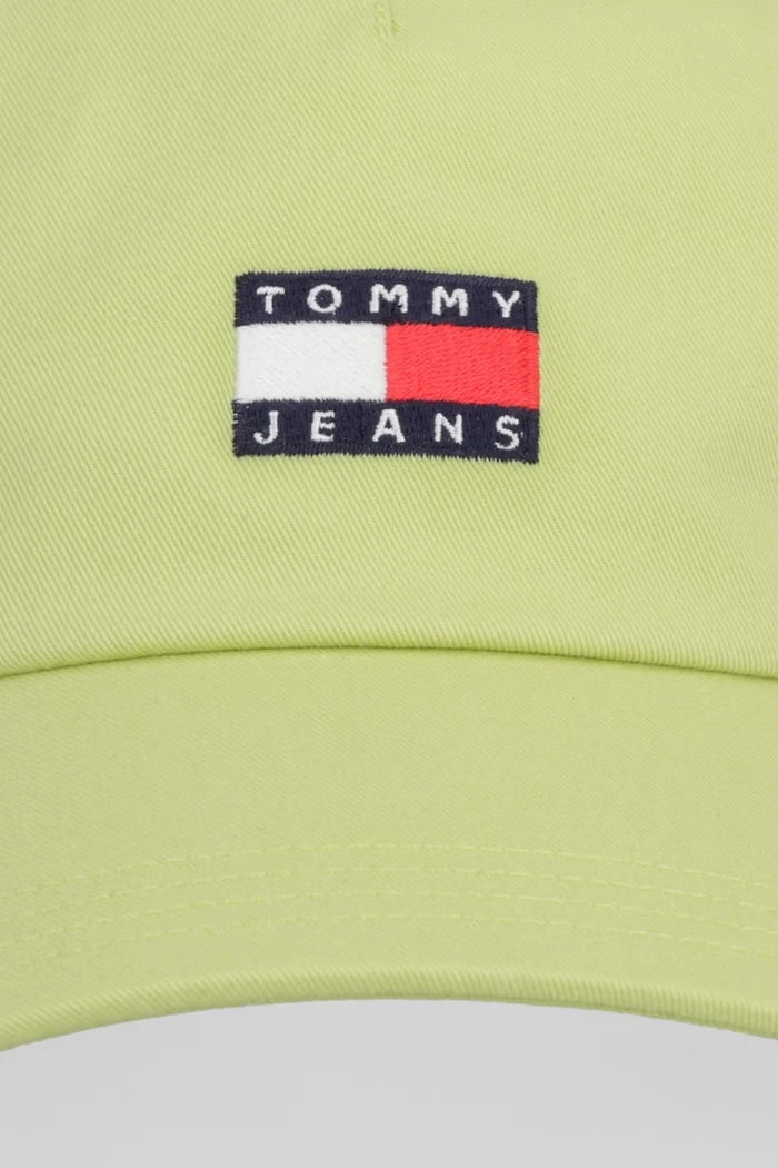 Tommy Jeans erkek pamuklu vizörlü şapka
