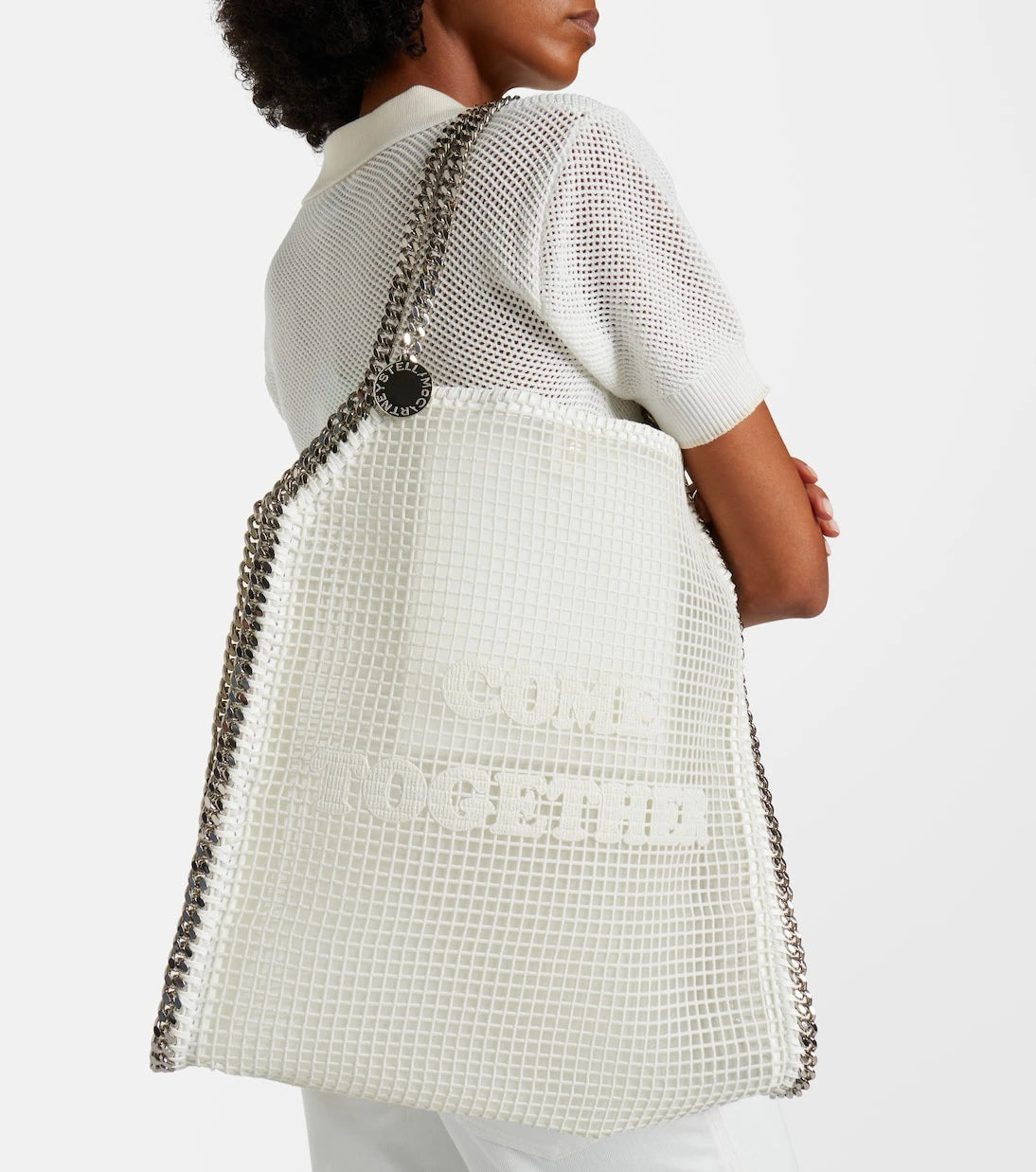 Stella McCartney - Falabella Medium mesh tote bag