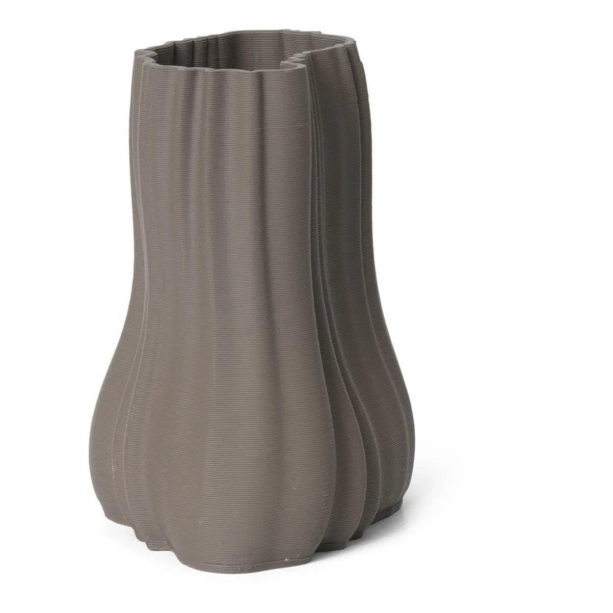 Ferm Living - Moire vase | Charcoal grey