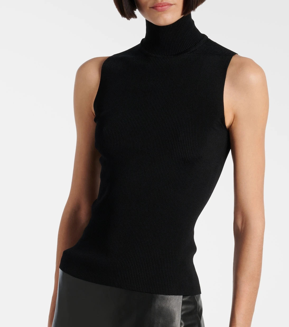 Khaite - Benita ribbed-knit turtleneck top