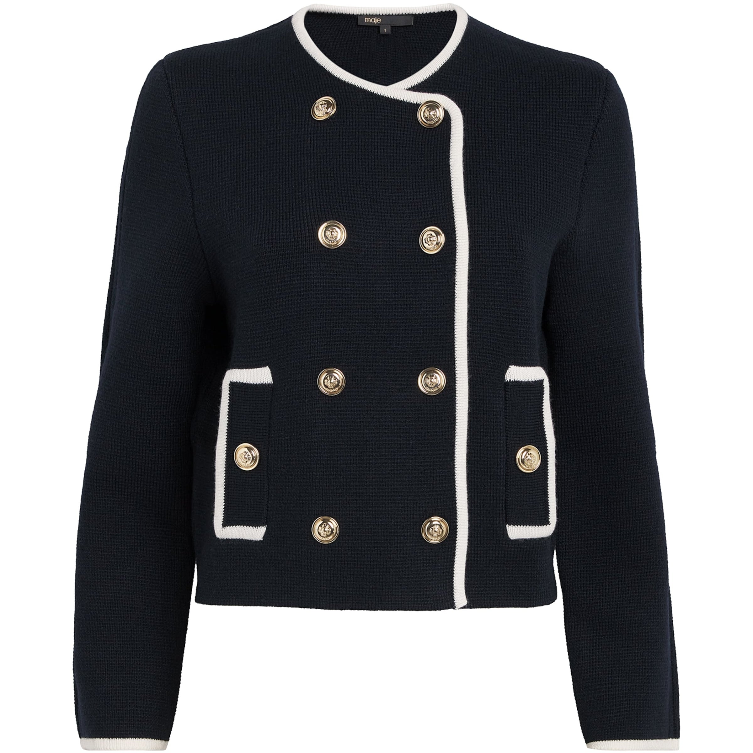 Blue Knitted Cardigan