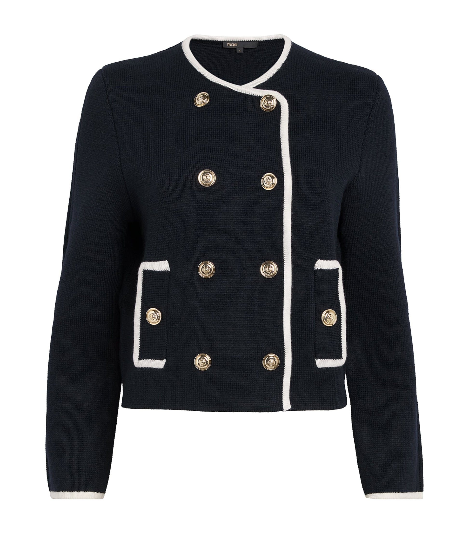 Blue Knitted Cardigan