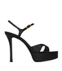 Saint Laurent Black Debbie Platform Sandals 85
