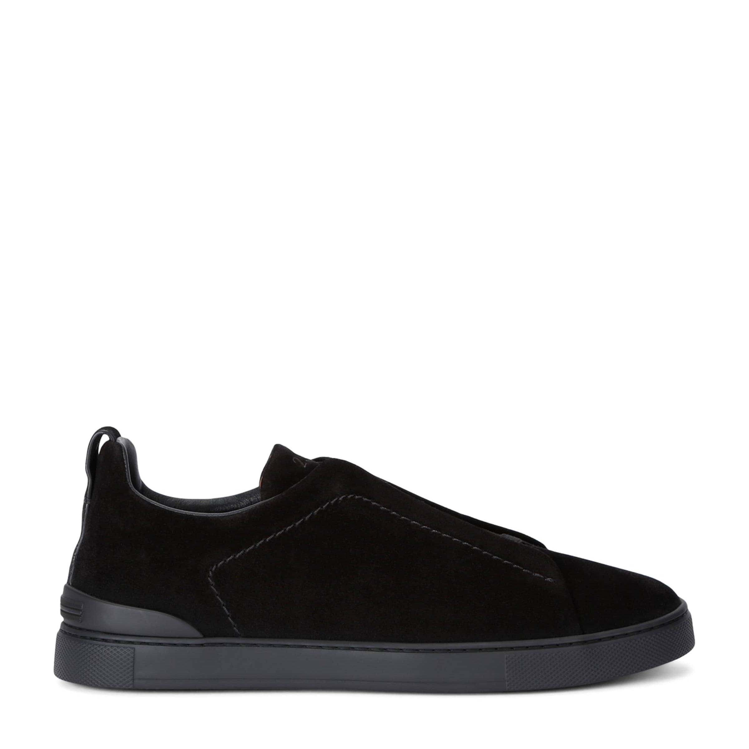 Suede Triple Stitch Sneakers
