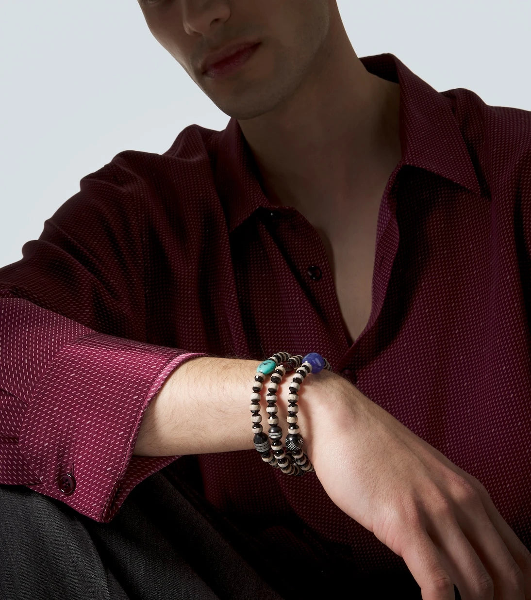 Ileana Makri - Set of 3 beaded bracelets