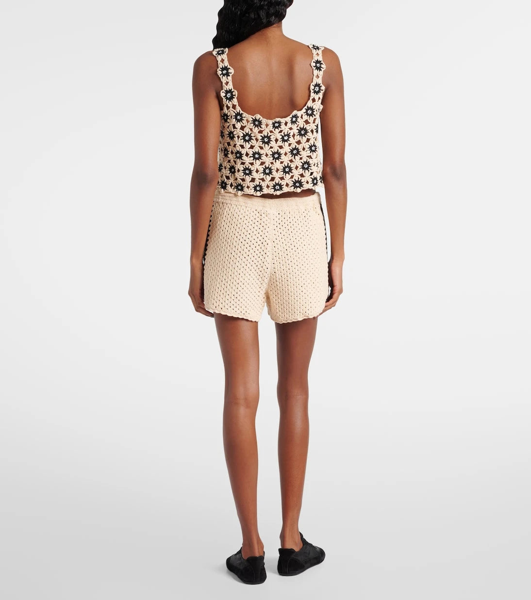 The Upside - Luminary Hali crochet cotton shorts