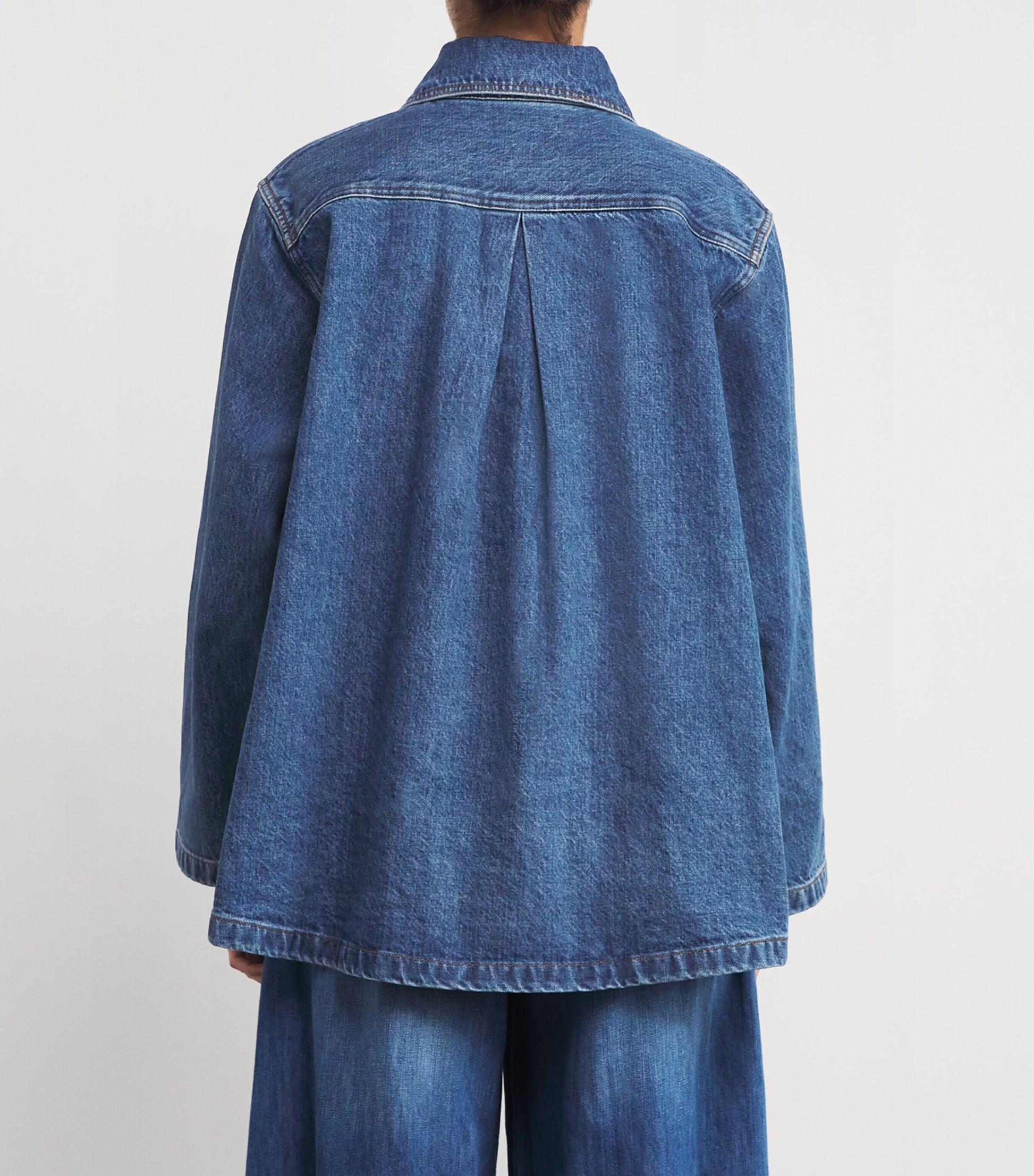 Oversized Karen Denim Jacket MID BLUE