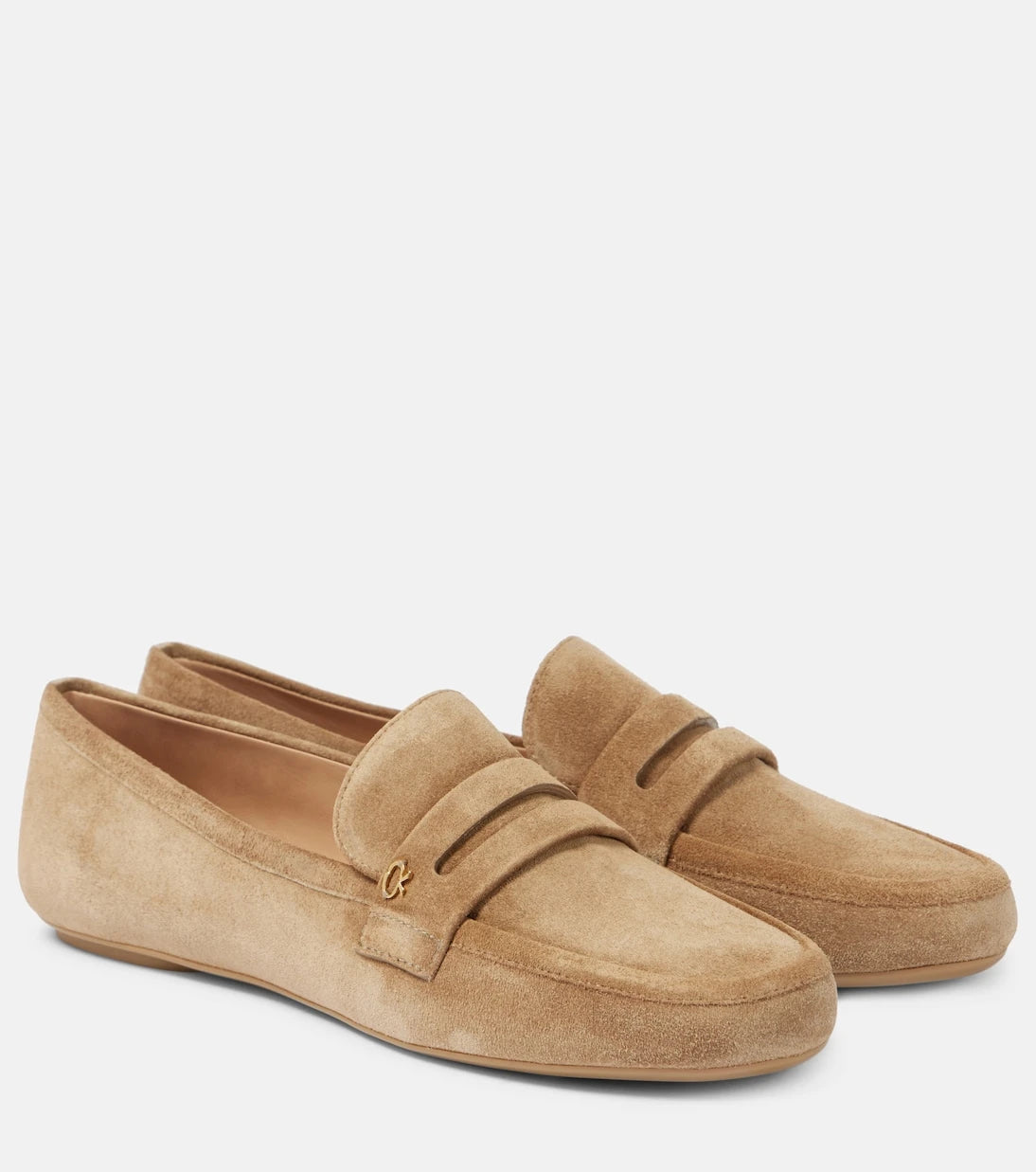 Gianvito Rossi - Giorgia suede penny loafers