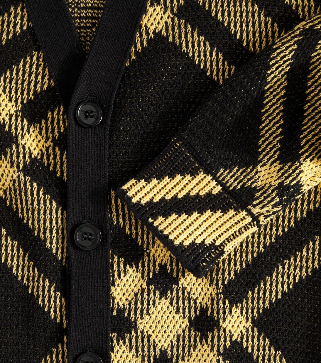 Burberry Kids - Burberry Check cotton mesh cardigan
