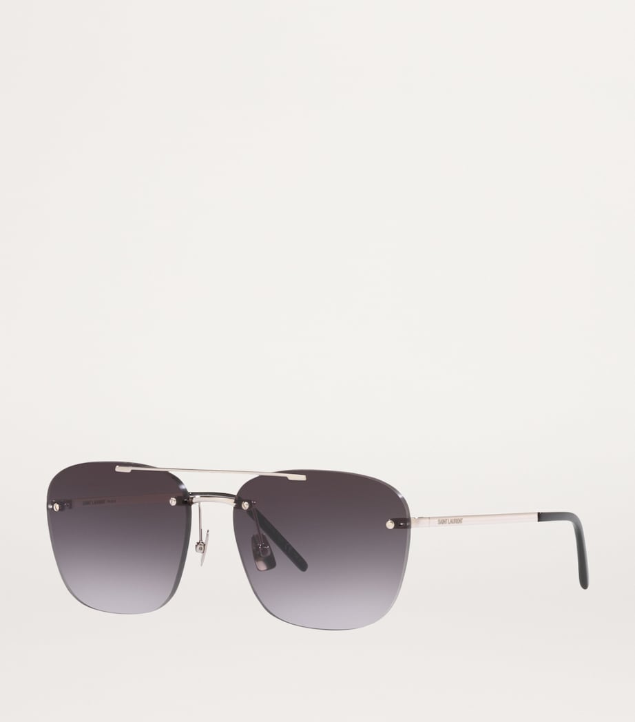 Saint Laurent Brown Metal 0YS000324 Sunglasses