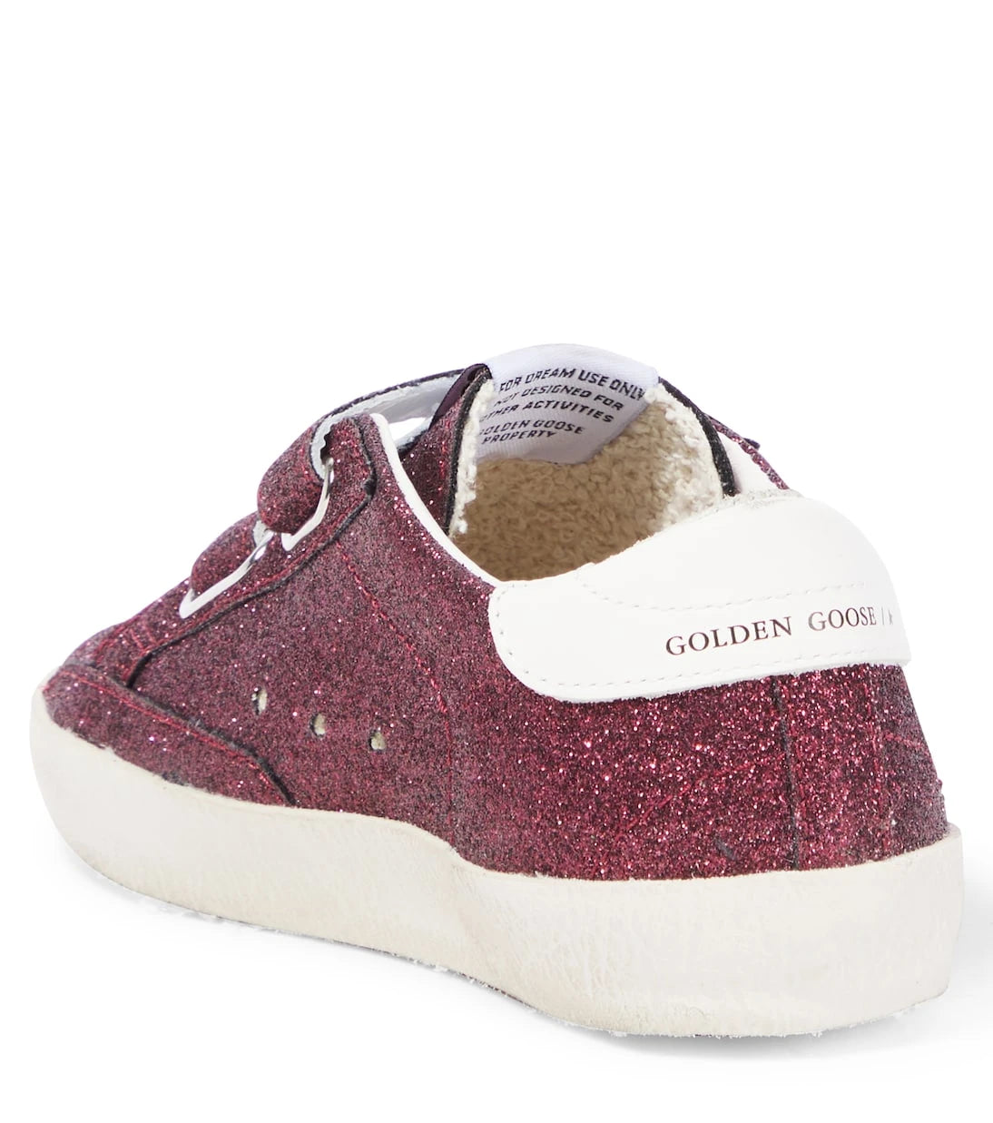 Golden Goose Kids - Old School glitter leather sneakers