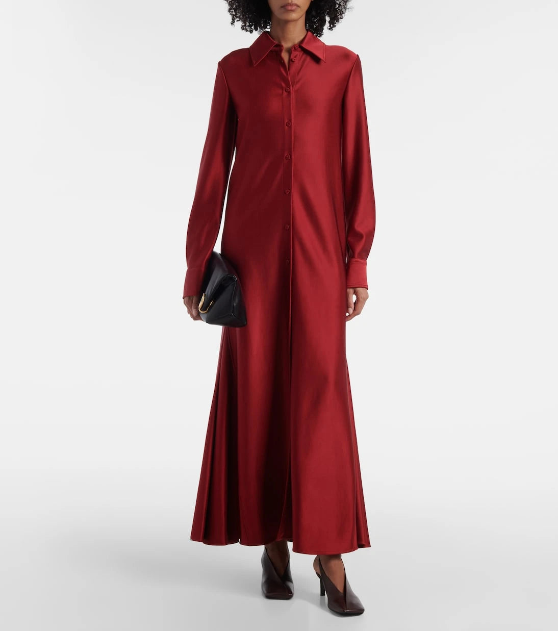 Jil Sander - Satin shirt dress