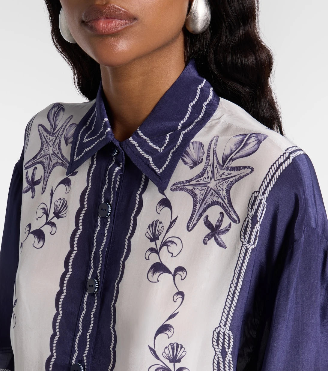 Farm Rio - Coast Scarf floral shirt