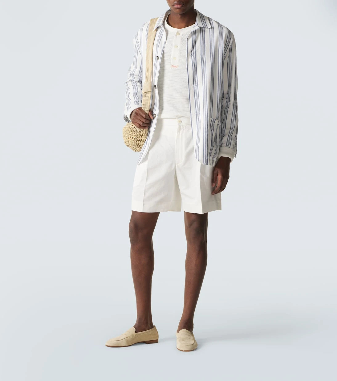 Brioni - Linen and cotton shorts