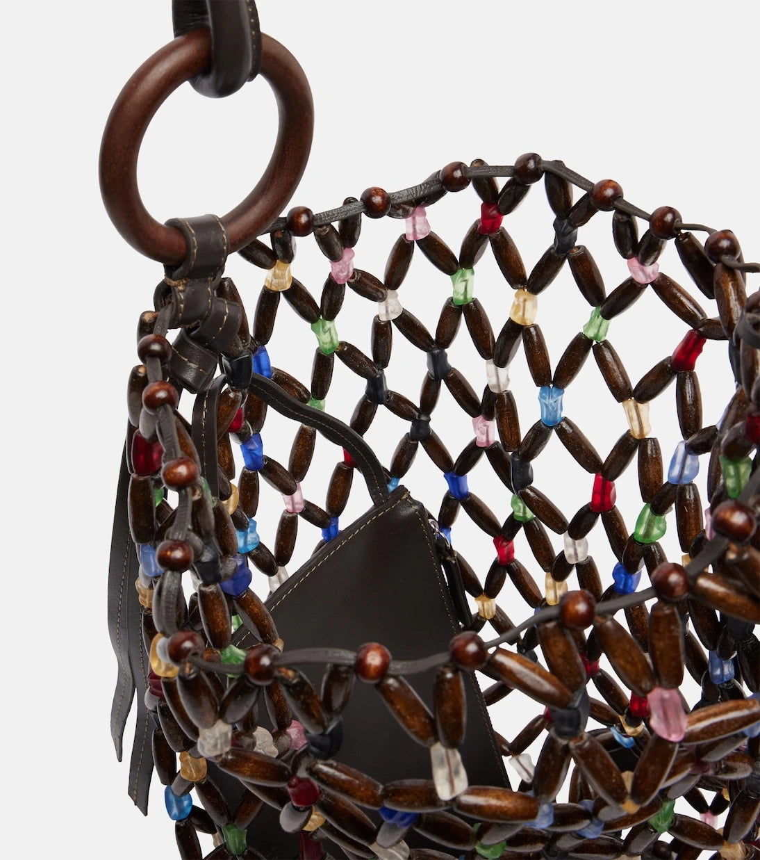 Staud - Del Mar beaded shoulder bag