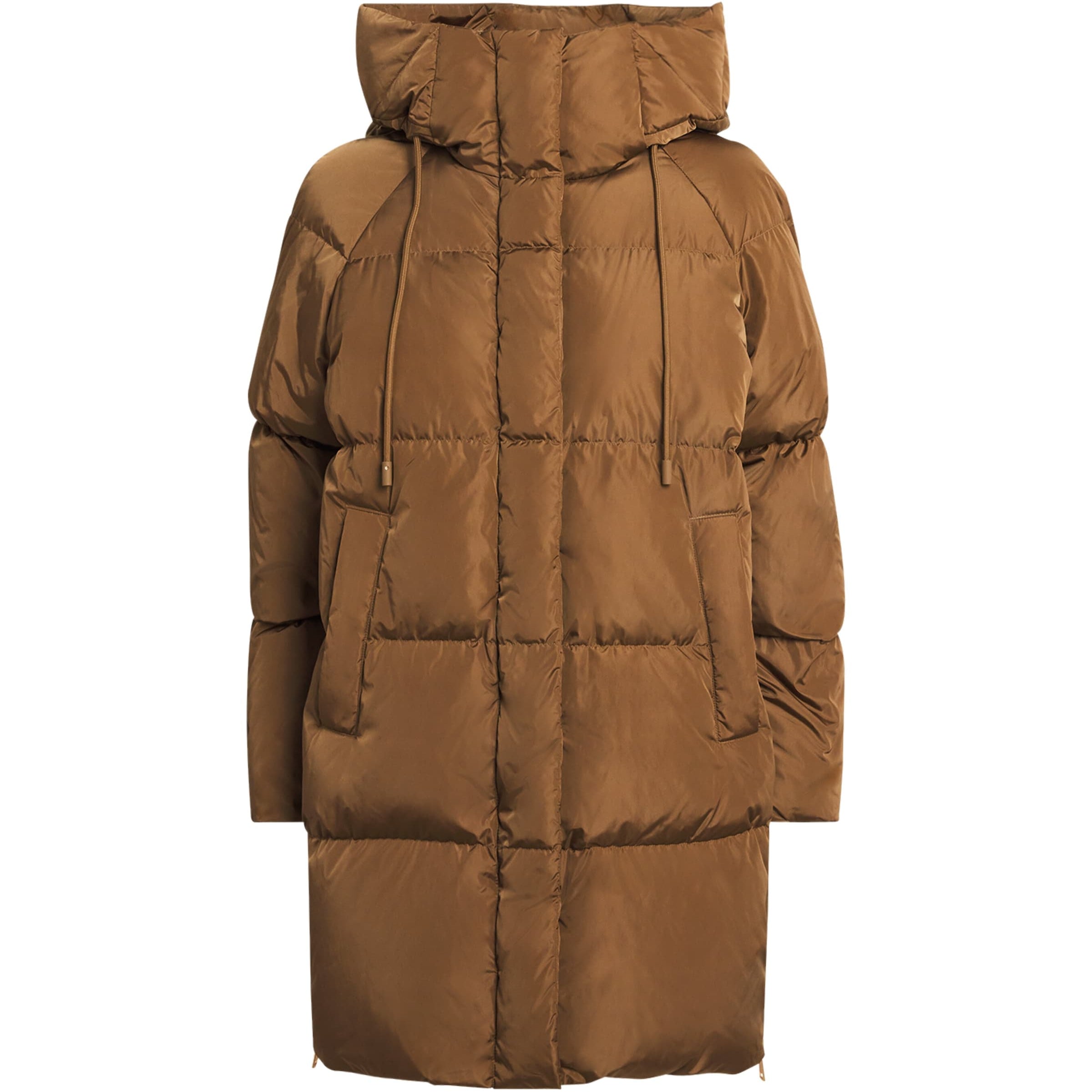 Weekend Max Mara Beige Down Quilted Parka