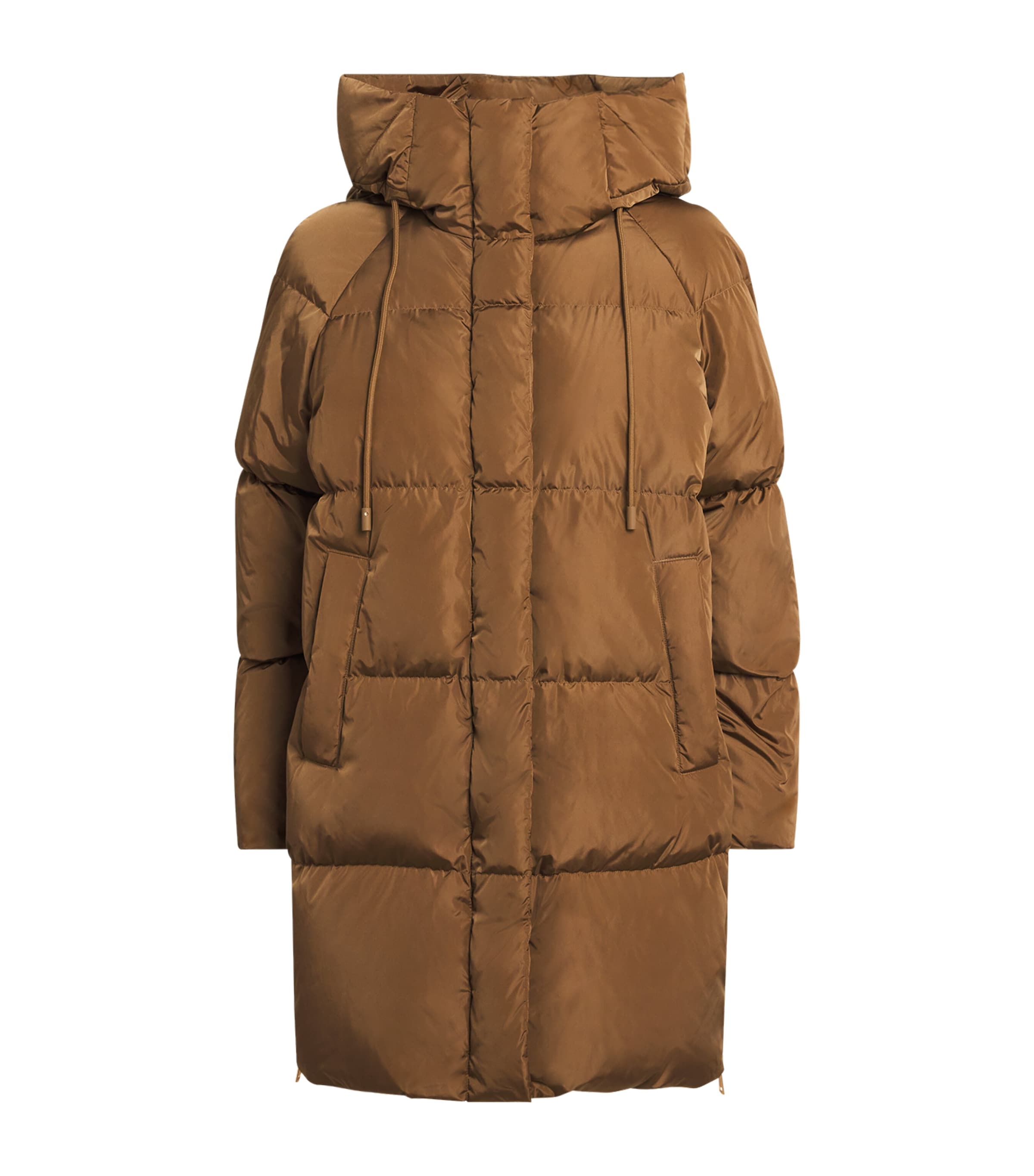 Weekend Max Mara Beige Down Quilted Parka