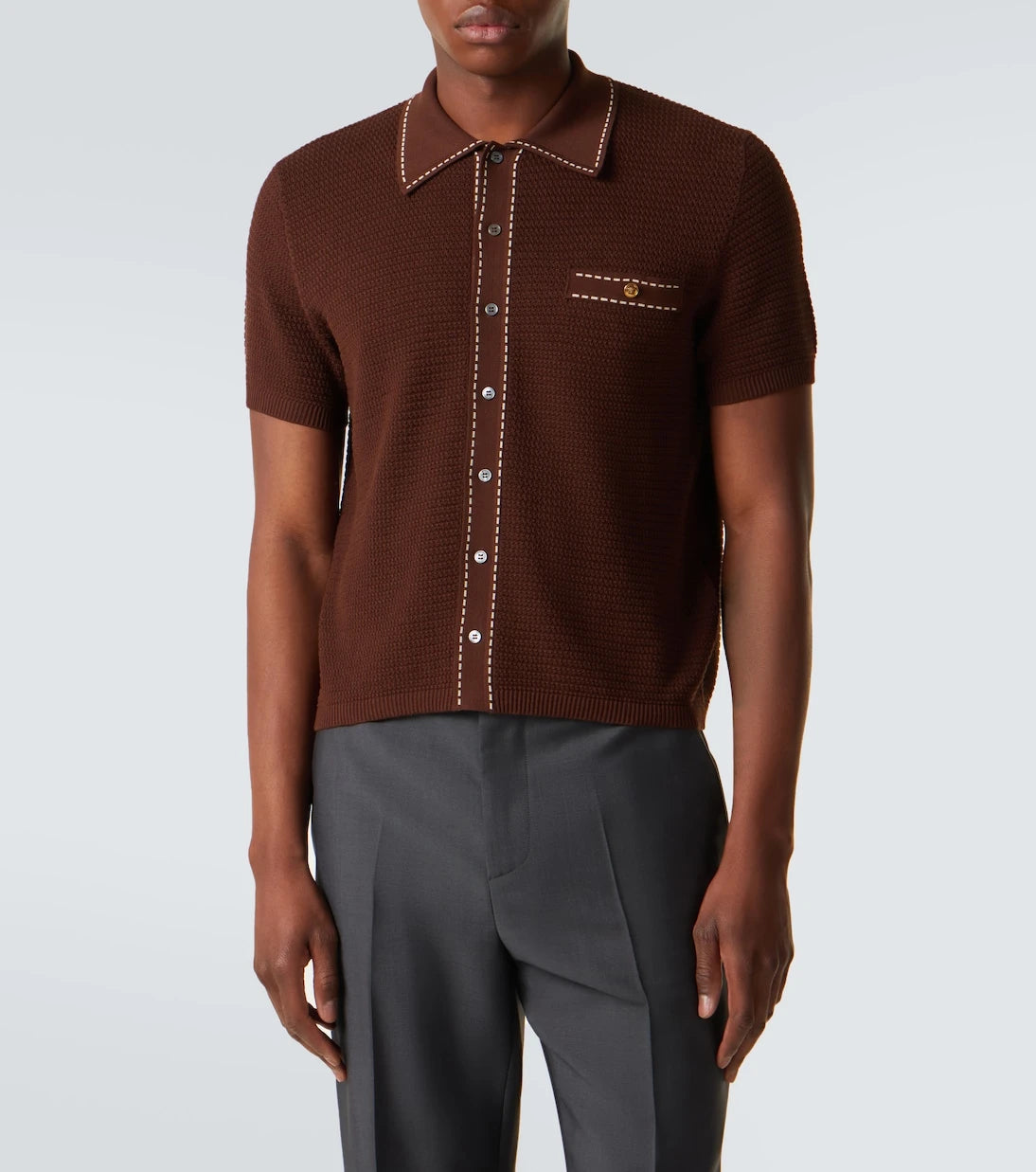 Versace - Cotton polo shirt