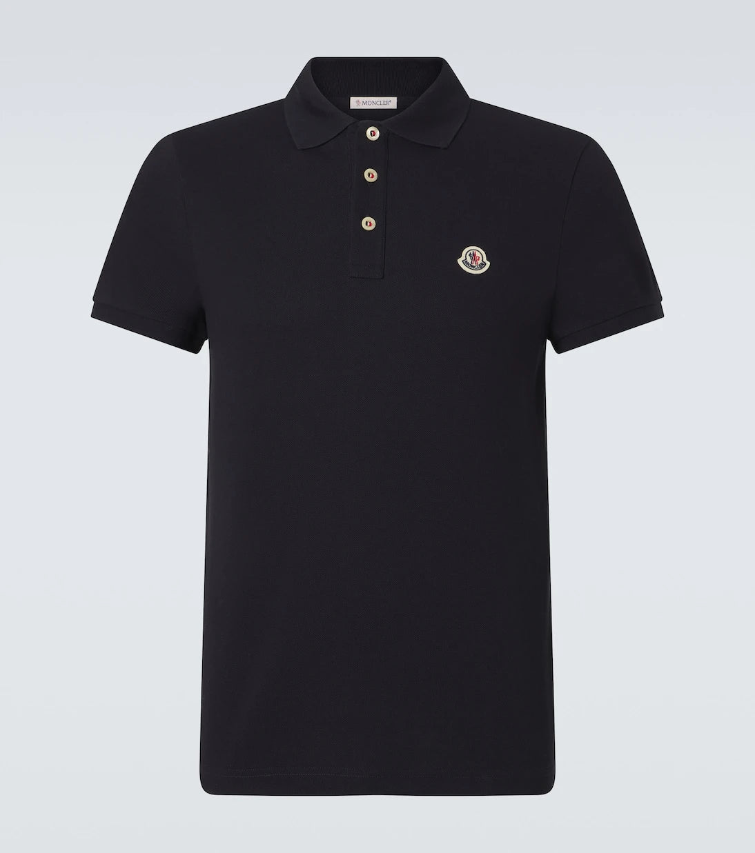 Moncler - Cotton piqué polo shirt