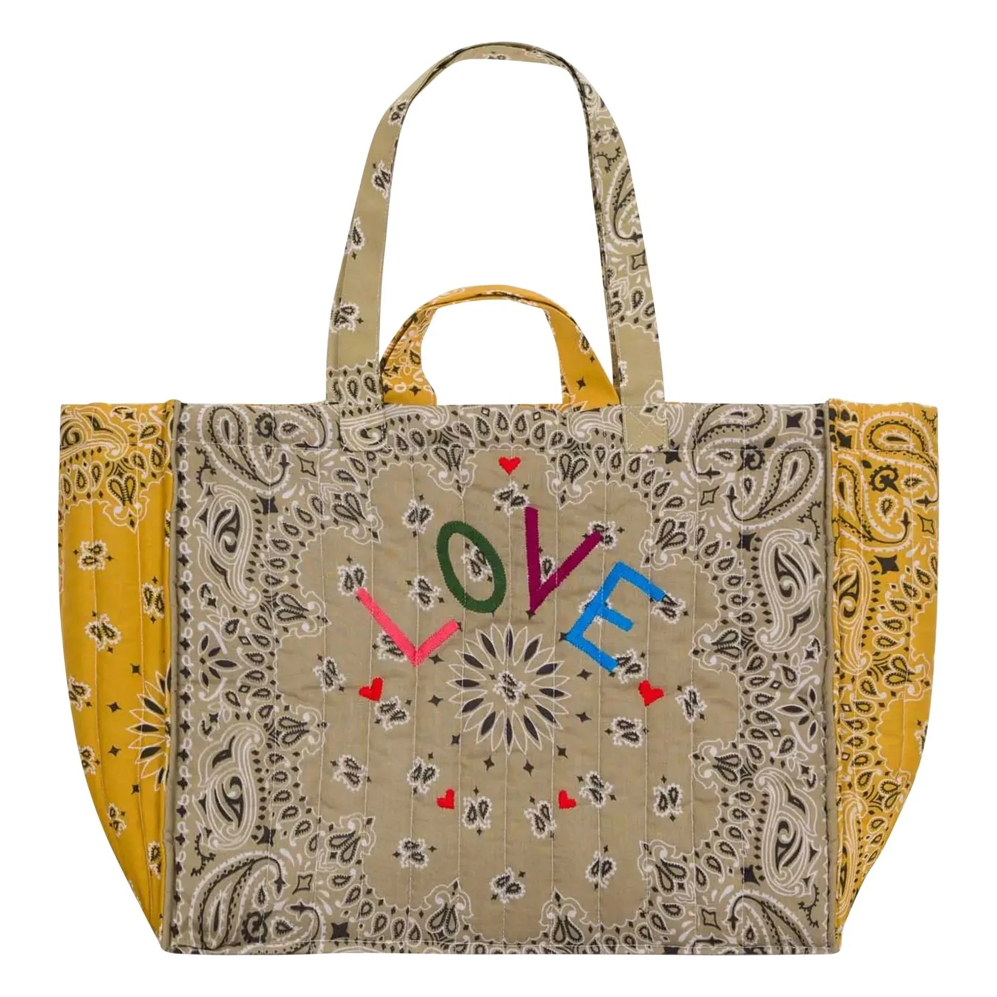 Call it by your name - Maxi Cabas Matelassé Love | Mustard