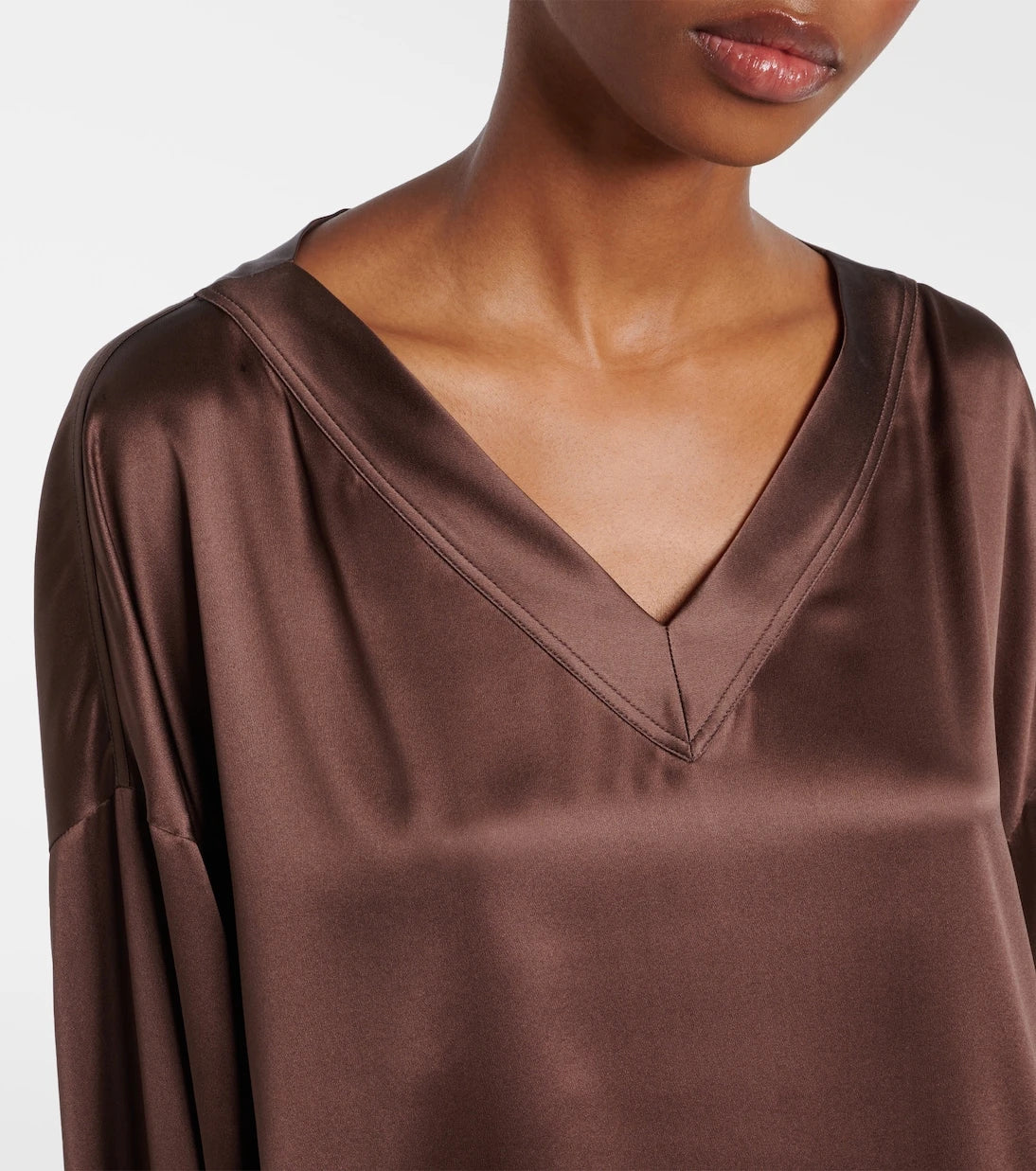 Brunello Cucinelli - Silk satin blouse