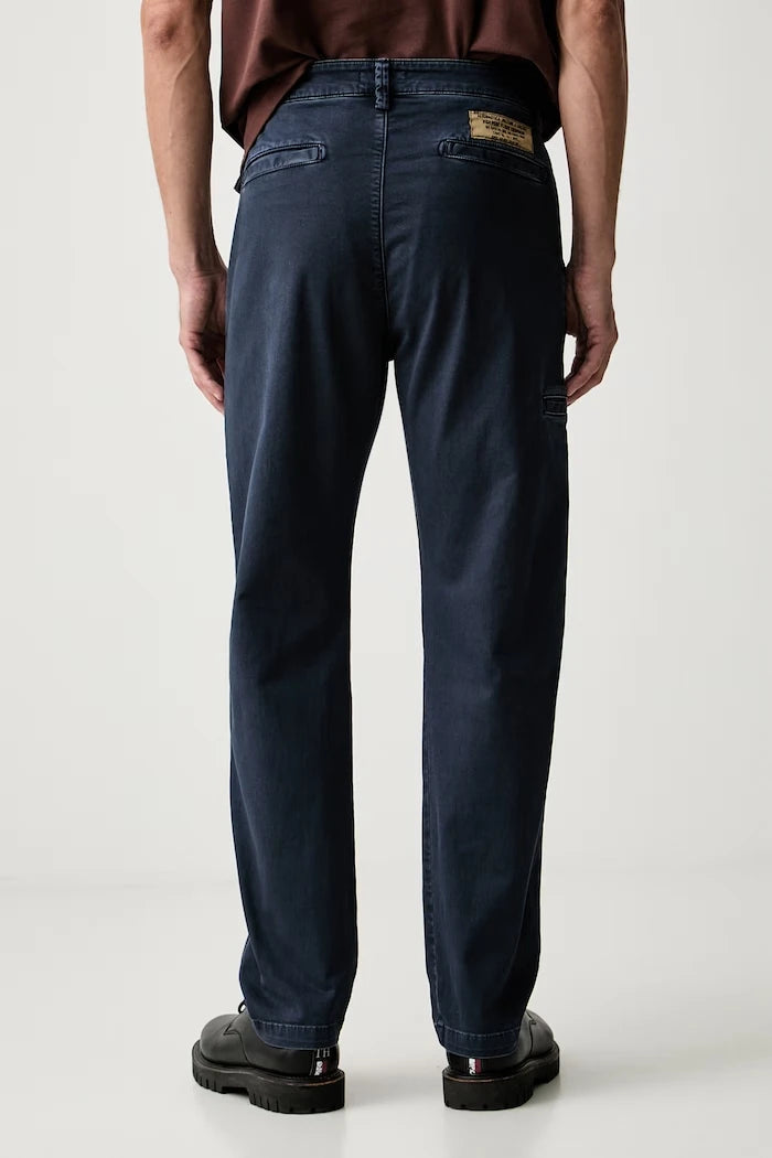 Aeronautica Militare erkek pamuk elastan chino pantolon
