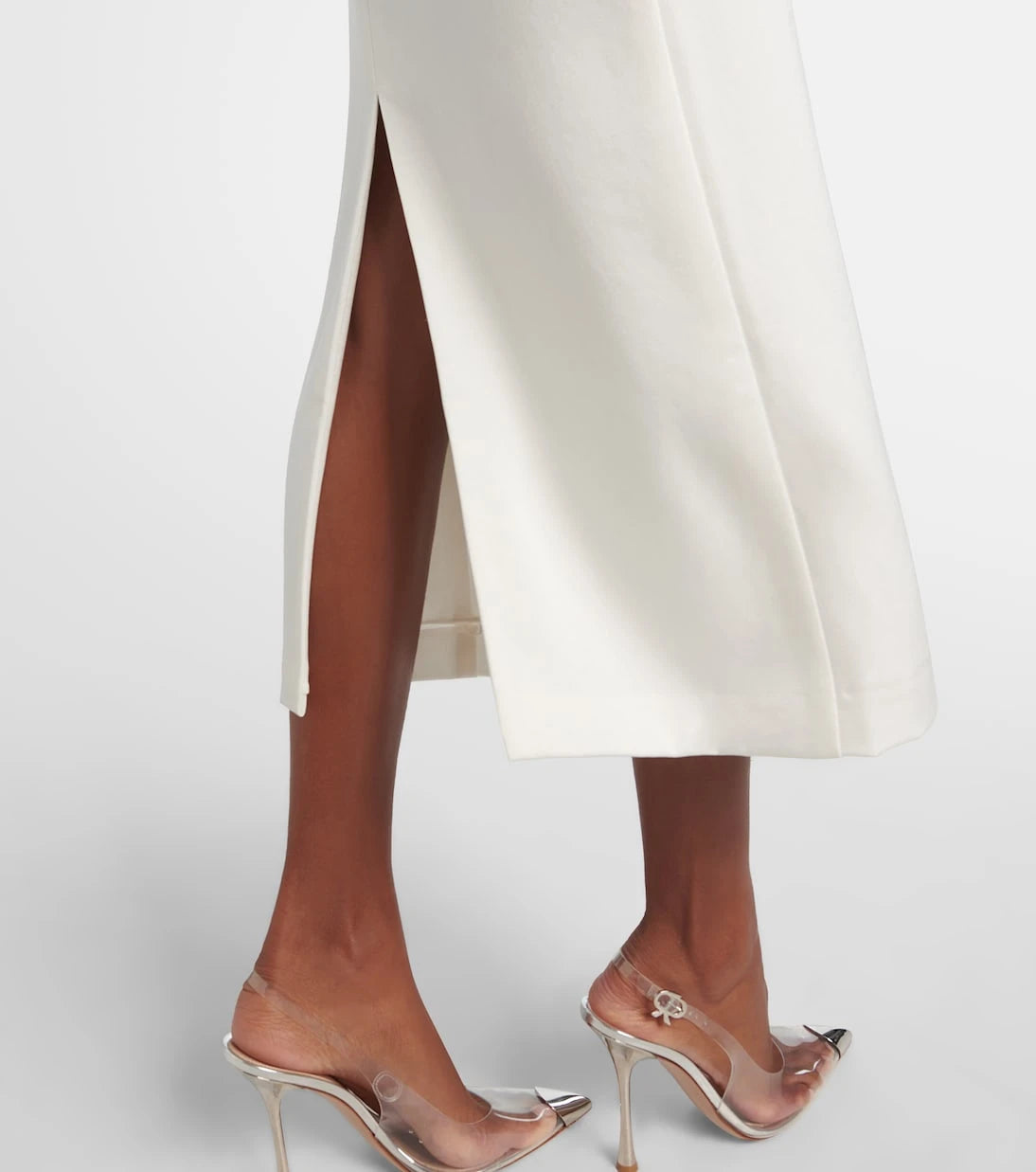 Alex Perry - Bow-detail crêpe satin gown