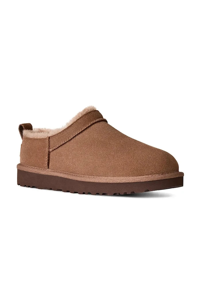 Велурени чехли UGG Classic Micro