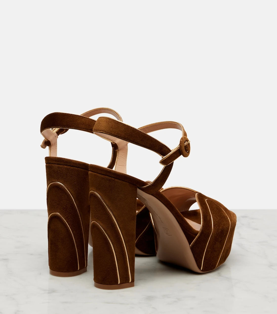 Gianvito Rossi - 125 suede platform sandals