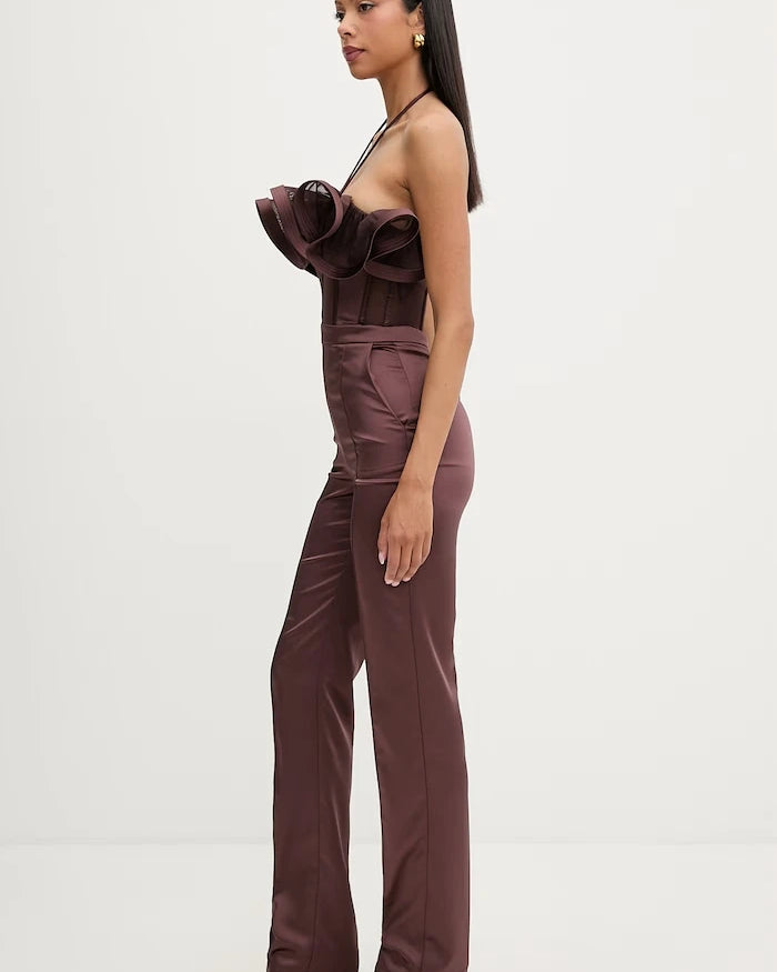 Elisabetta Franchi Fırfırlı Kadın Tulum