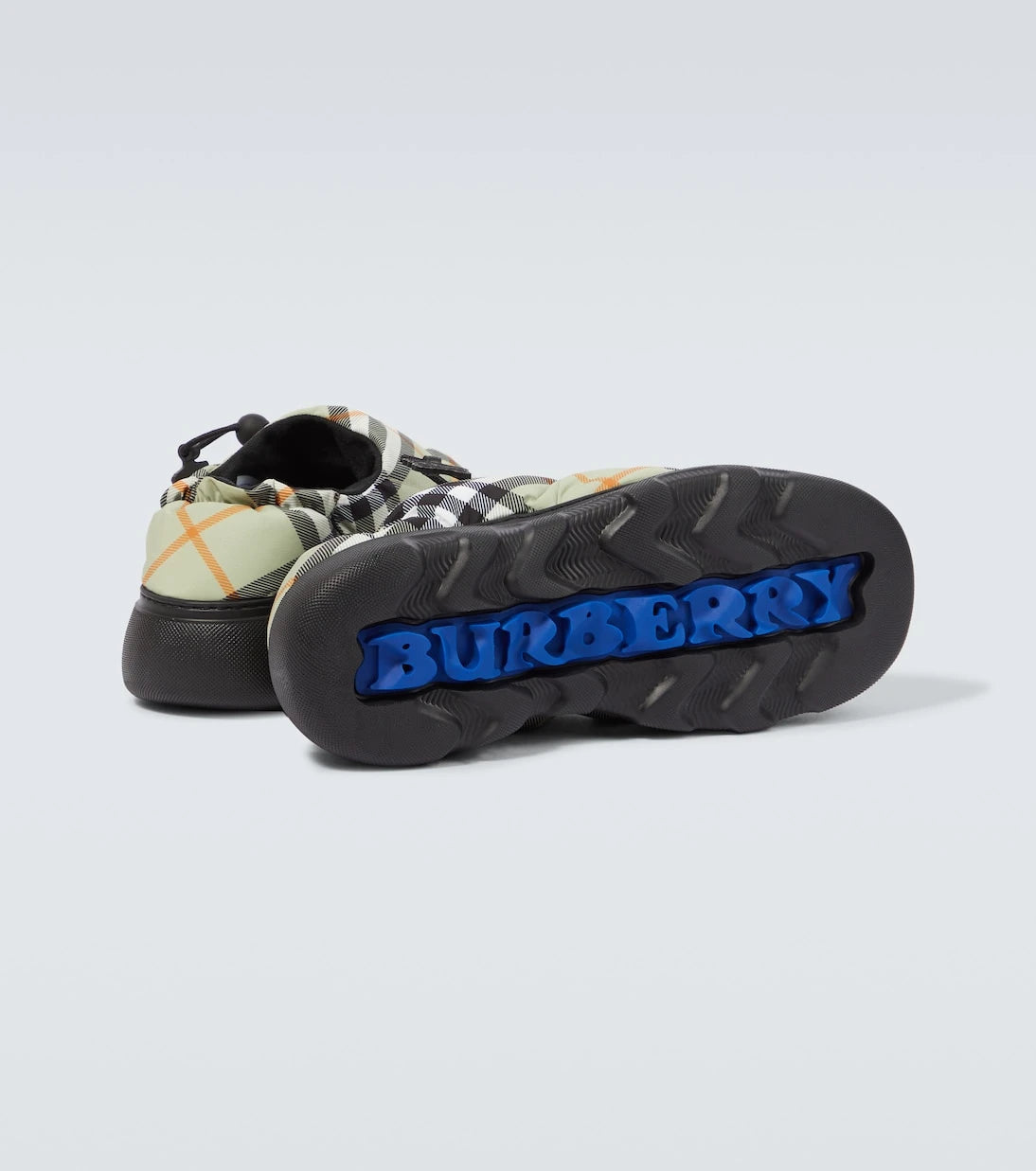Burberry - Burberry Check quilted mules