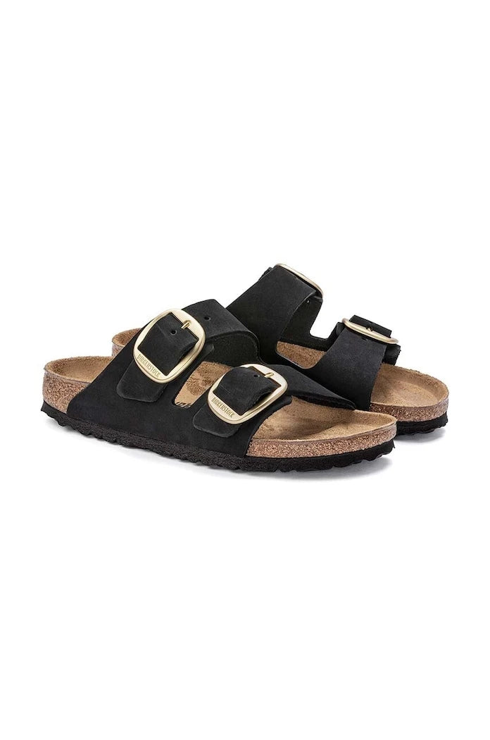 Nubuk Birkenstock Arizona Big Buckle Terlik