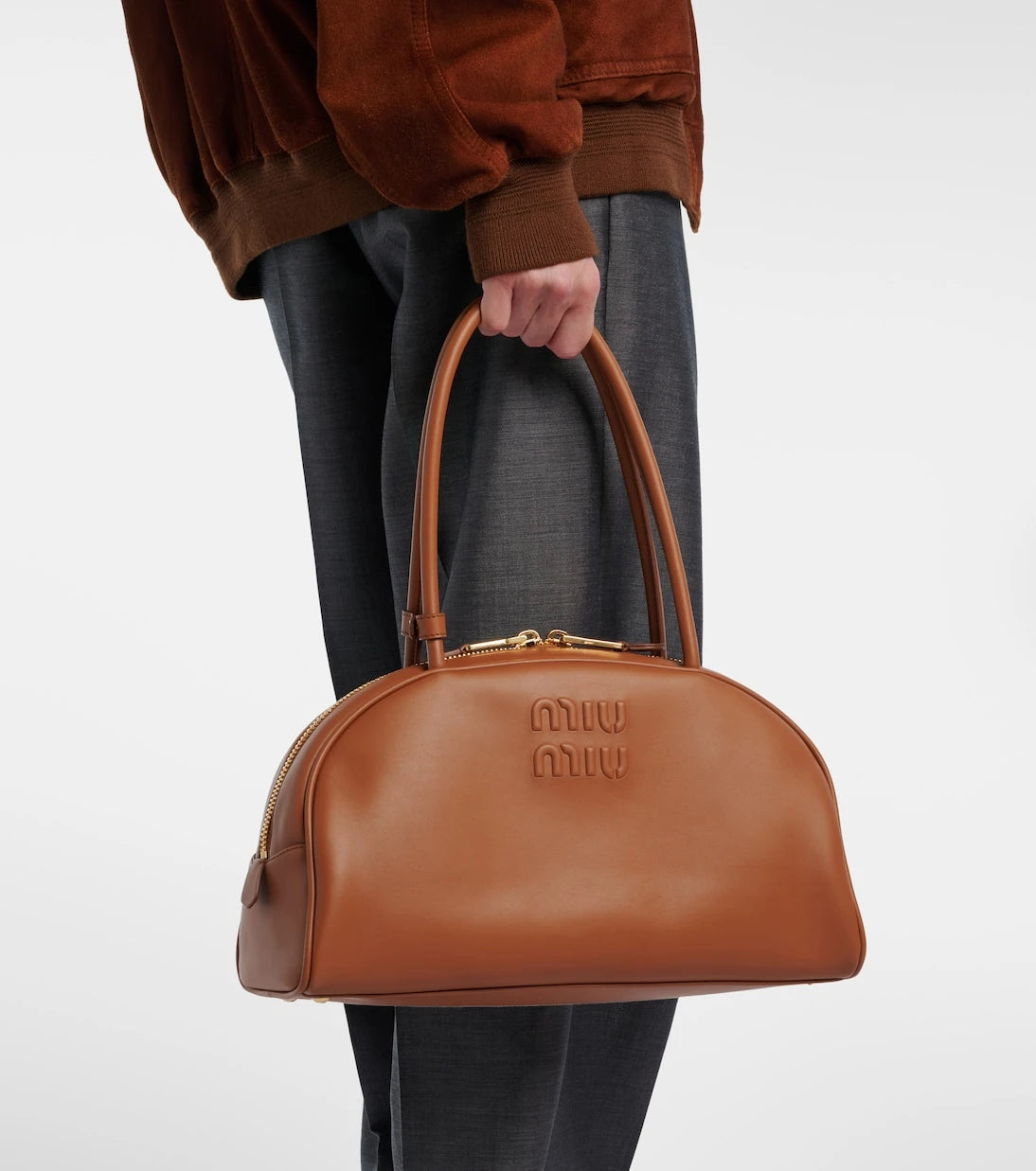 Miu Miu - Beau Large leather shoulder bag