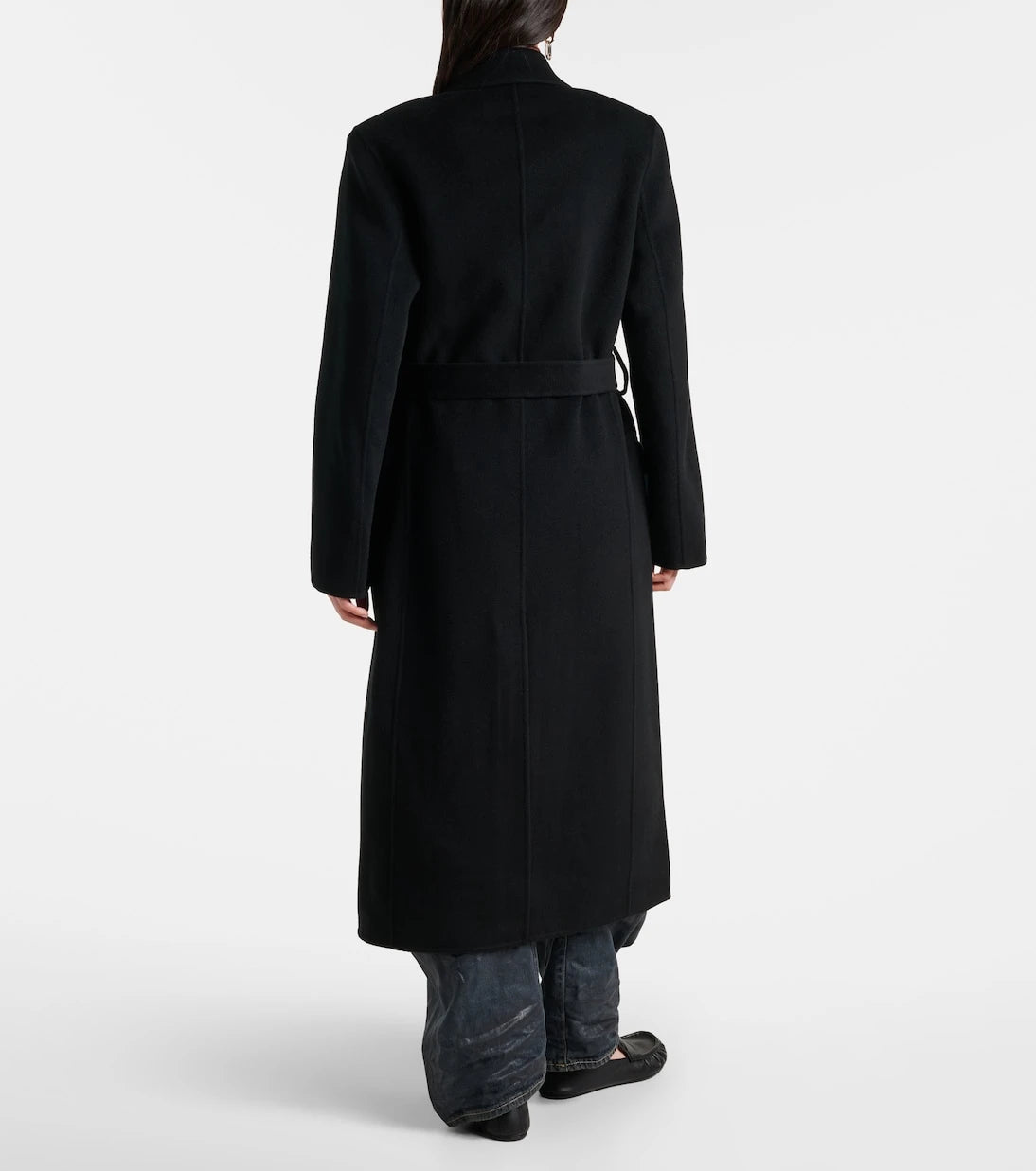 Acne Studios - معطف ملفوف من الصوف والكشمير