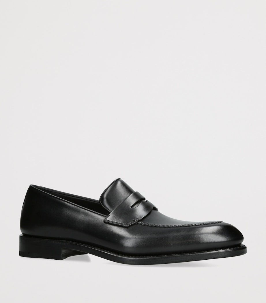 Salvatore Ferragamo Leather Brandy Loafers