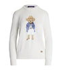 Silk Polo Bear Sweater CREAM