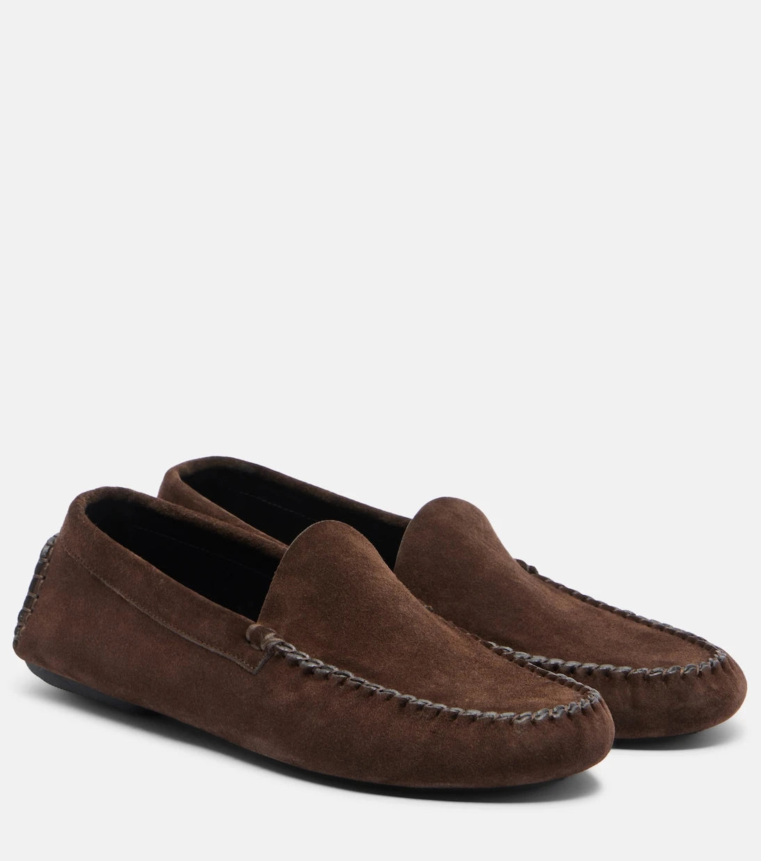 The Row - Lucca suede loafers