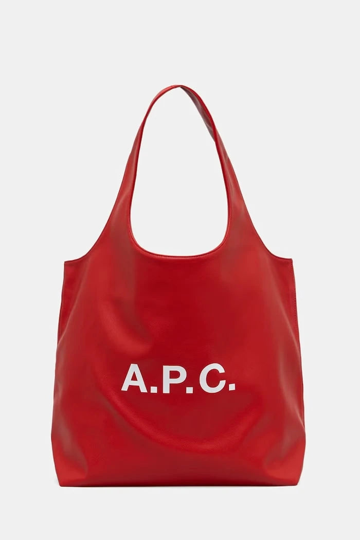 A.P.C. suni deri tote ninon çanta