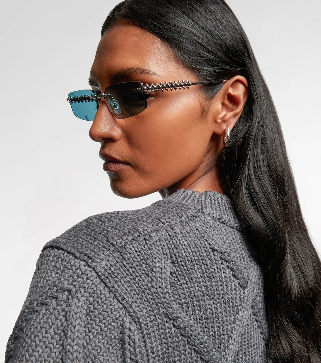 مجموعة كارتييه للنظارات - نظارة شمسية مستطيلة Clash de Cartier