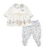 Monnalisa Printed Top and Leggings Set (1-9 Months)