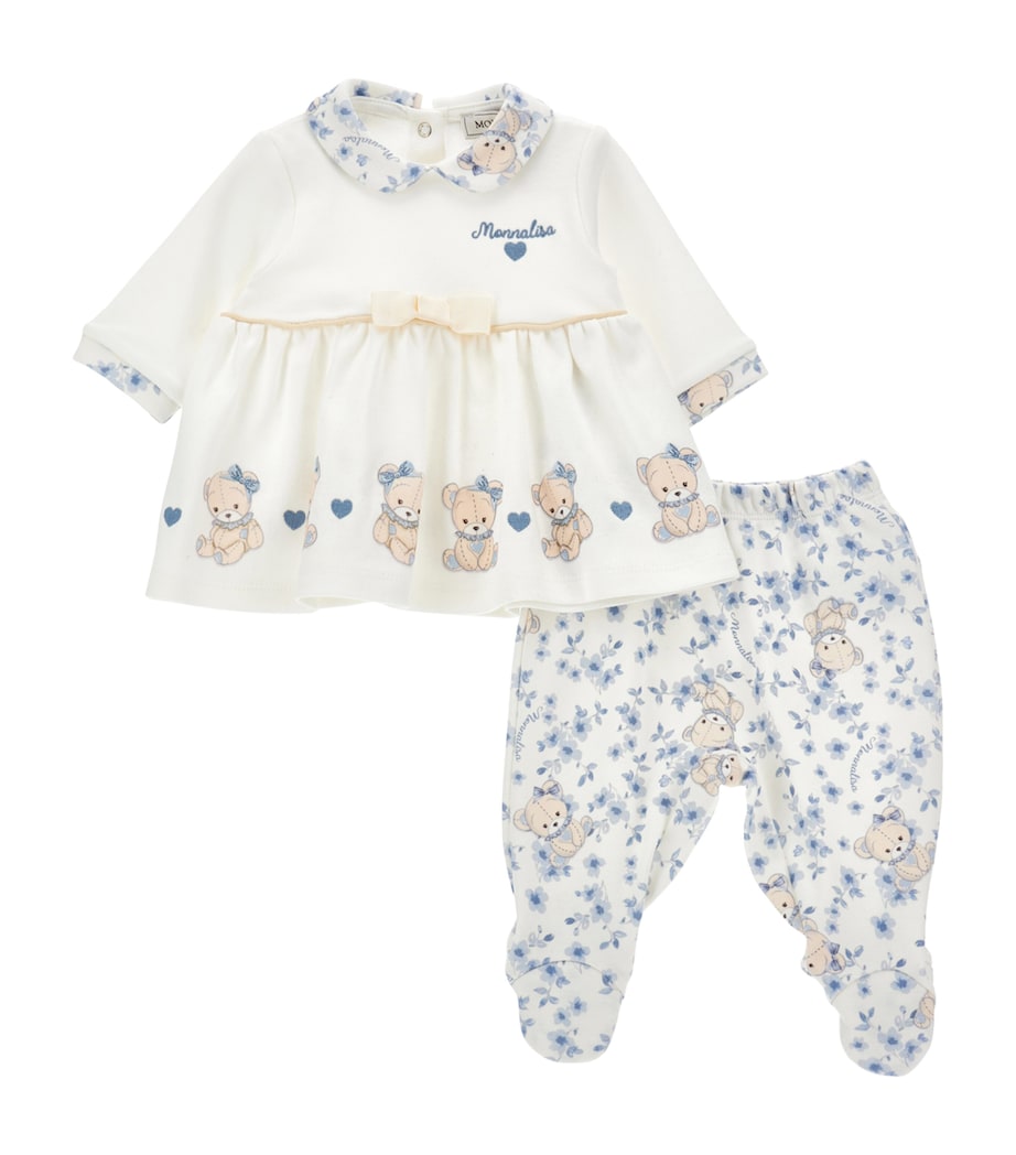 Monnalisa Printed Top and Leggings Set (1-9 Months)