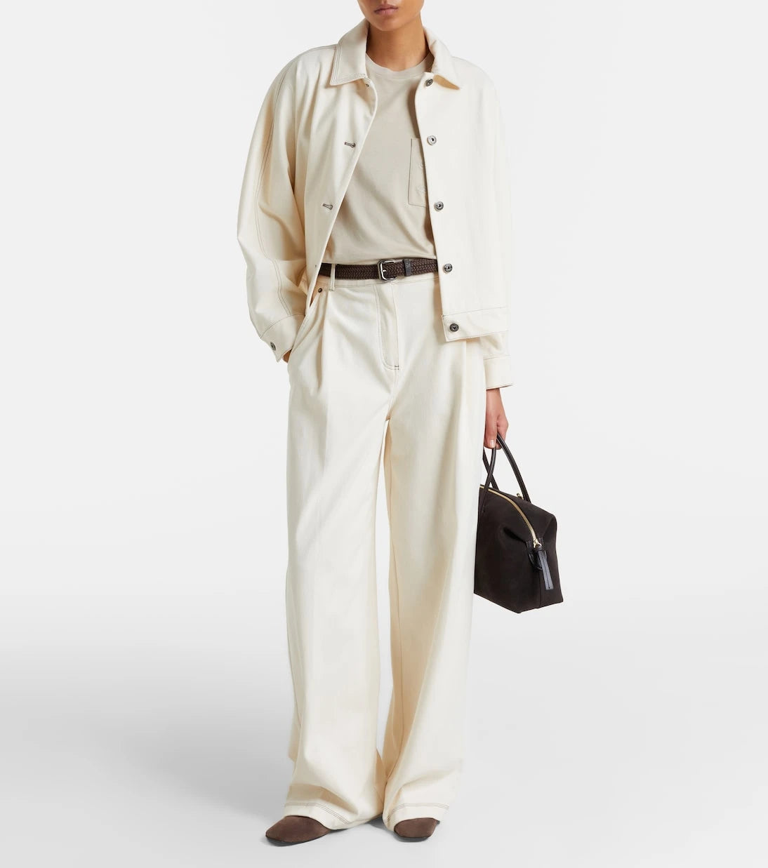 Max Mara - Monogram cotton jersey T-shirt