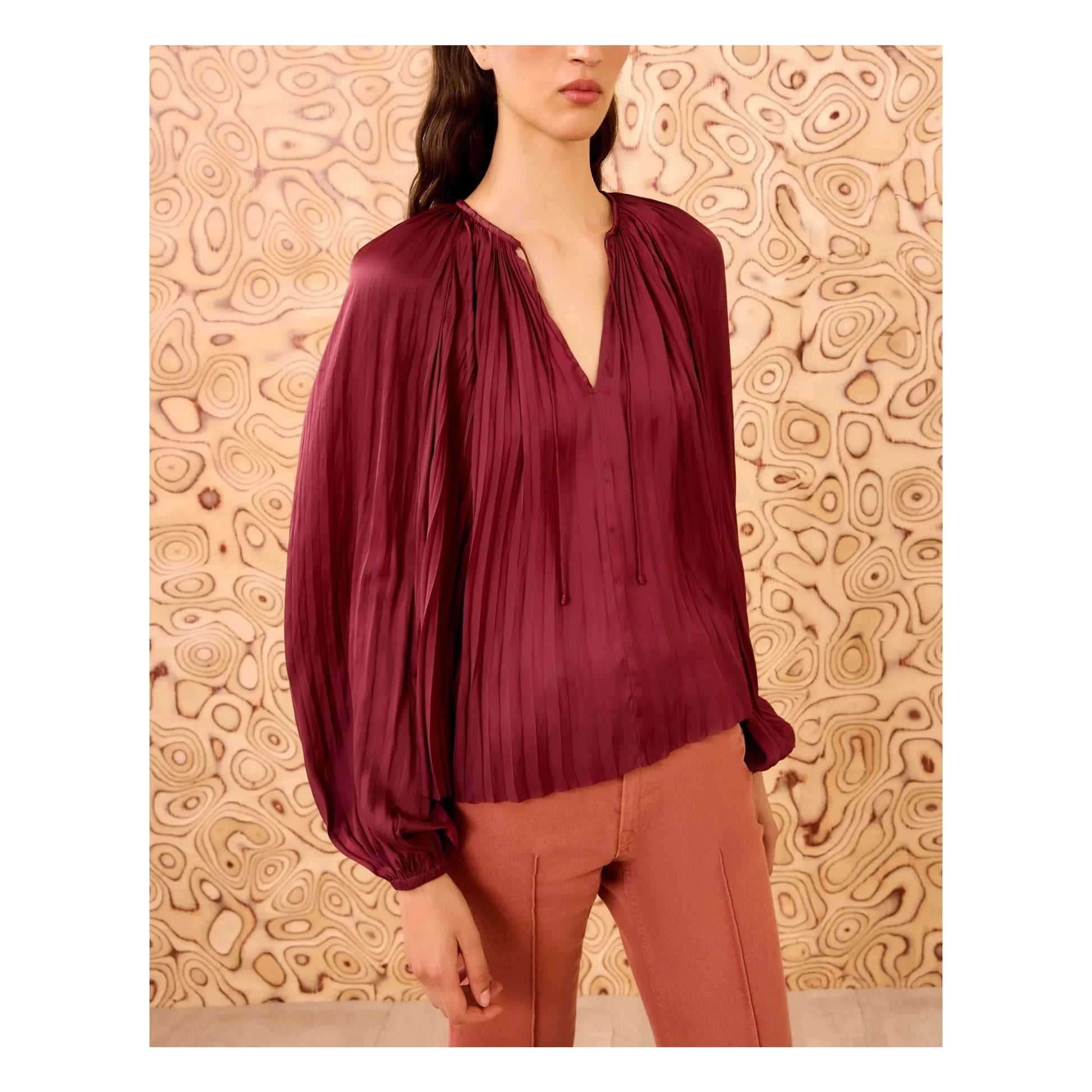 Ulla Johnson - Electra blouse  | Burgundy
