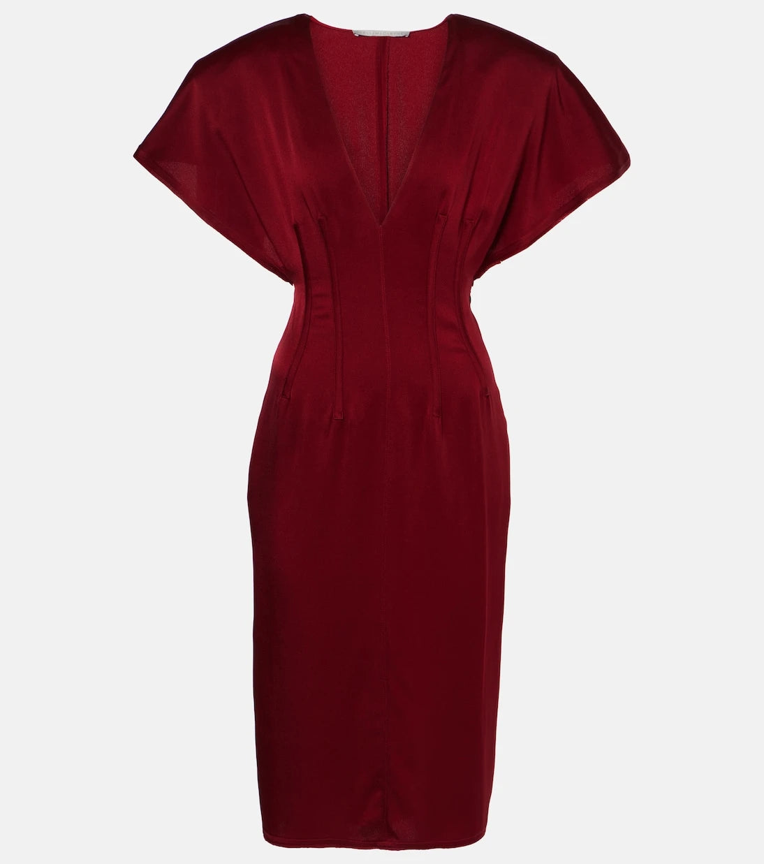 Stella McCartney - Draped satin midi dress