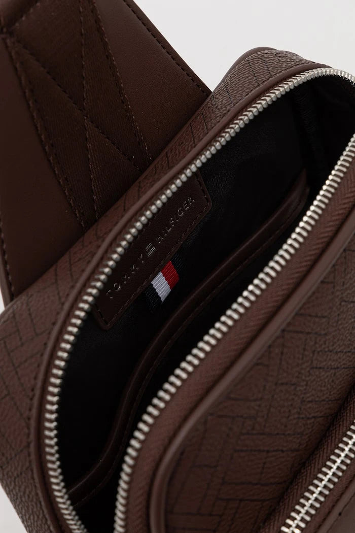 Tommy Hilfiger erkek suni deri sırt çantası